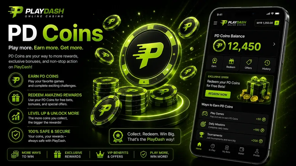 PD Coins as a Separate PlayDash Casino Currency