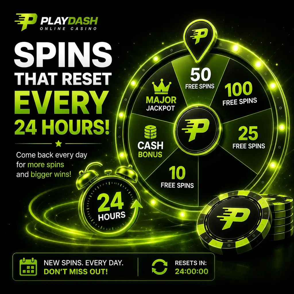 Spins bundled into the PlayDash welcome offer